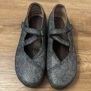 Wolky Mary Jane Comfort Shoes Brown Leather EU 41 US 9.5